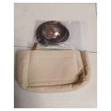 BBKON 2Sets Shoulder Strap for Longchamp Bag Women, Purse Organizer, No-Punch Length Adjustable Leather Replacement Strap (0.9CM Beige) - Retail: $10