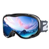 ZIONOR Lagopus Ski Snowboard Goggles UV Protection Anti fog Snow Goggles for Men Women Adult Youth - Retail: $30