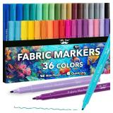 Mr. Pen- Fabric Markers, 36 Pack, Colorful, Fabric Markers Permanent for Clothes for T-Shirts, Bags, Textile, Canvas - Retail: $7