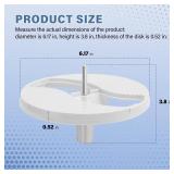 7051-145 Food Processor Disc Holder for Braun Disc holder, insert carrier fits Braun models K600 K650 K700 K750 FP3010 FP3020 FX3030WH food Processor Parts & Accessories Easy to Use & Long - Retail: $