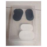 Nearockle 4 Pack Magnetic Remote Control Holder Wall Mount, Upgraded No Drill Self-Adhesive Organizer TV Remote Holder for Bed, Fan, RV Accessories (Black & White) - Retail: $9