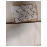 BYBOUS 50Pcs Funeral Sympathy Thank You Cards with Envelopes and Matching Seal Stickers, Green Leaf Cross Bereavement Card with Message for Memorial Service Loved Ones Celebration of Life - Retail: $1