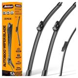 OEM Windshield Wiper Blade Replacement for VW Volkswagen ID.4 ID4 2021 2022 2023 2024 2025 Original Equipment All -Season Rear Wiper Blade Set 28+18+11 (Set of 3) - Retail: $26