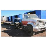 GMC Truck & Goosneck Flatbed Trailer