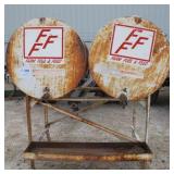 Lube Rack Dual 100 Gallon Tanks