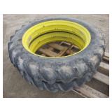 (2) 12.4-42 Tractor Tires and Rims