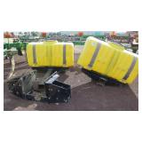 Dual 300 Gallon Poly Saddle Tanks