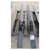 40" Clamp On Bucket Forks