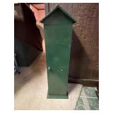 Green bird house stand, magazine rack, more