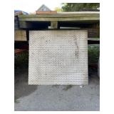 Piece of diamond plate metal