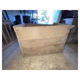 Small wooden crate