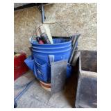 Bucket full of assorted tools