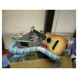 Lg. box toys & misc - 4 boxes