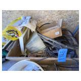 Wood crate & contents