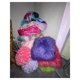 Pillows, bean bags & more