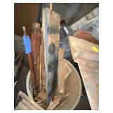 2 buckets of wood