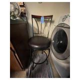 2 high back bar stools