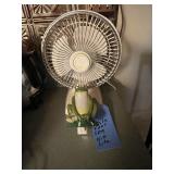 White fan & frog night lite