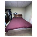 King bed & headboard