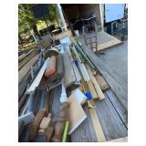 Assorted lumber & misc (not 4 x 4)
