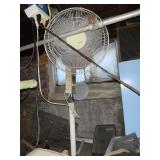 Fan, scoop shovel, cabinet & more