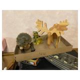 Printer, #17 box, fishing boat candle holder