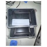 2 LCD color monitors