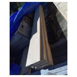 3 stacks pine lumber