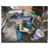 Contents of shelves & floor