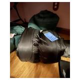 3 sleeping bags & pair of boots