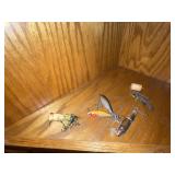 4 vintage fishing lures