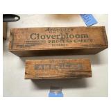Clover bloom & Mel-O-Bit cheese boxes