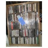 DVDs, 8-track, cassette tapes - 3 boxes