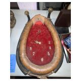 Horse collar clock, bookends & more