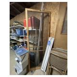 Screen door & florescent light