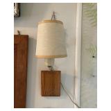 Vintage picture light, cork board