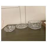 3 pcs clear coin glass