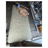 Single bed, vintage blanket, baby bed