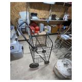 Black shopping cart