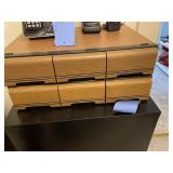 2 cassette tape cases & tapes