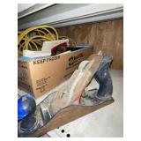 2 totes misc tools & Stanley plane