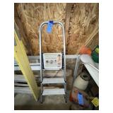 3 step aluminum stool