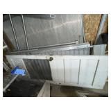 Wood door, 2 wood step ladders