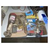 2 flats assorted tools & nails