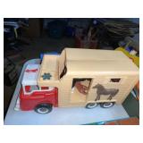 Andy Gard horse trailer & horses