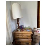 Nightstand & lamp