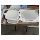 2 flats Corningware