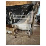 White rolling rack