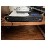 DVD player, 2 artificial plants & more