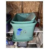 2 totes - not all have lids
